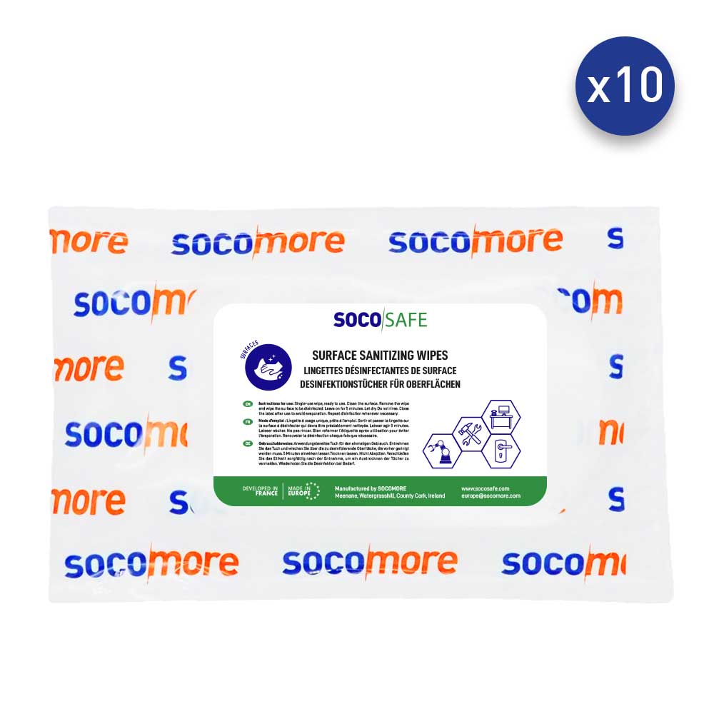 24 LINGETTES DESINFECTANTES SOCOSAT SDS24