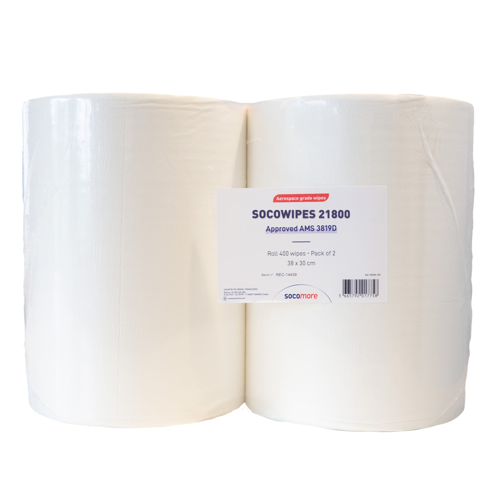 DRY WIPES SOCOWIPES 21800 38X30 ROLL X2