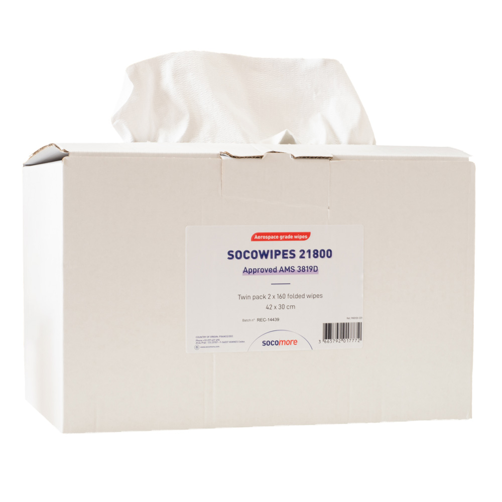 DRY WIPES SOCOWIPES 21800 42X30 FLAT DIST X2