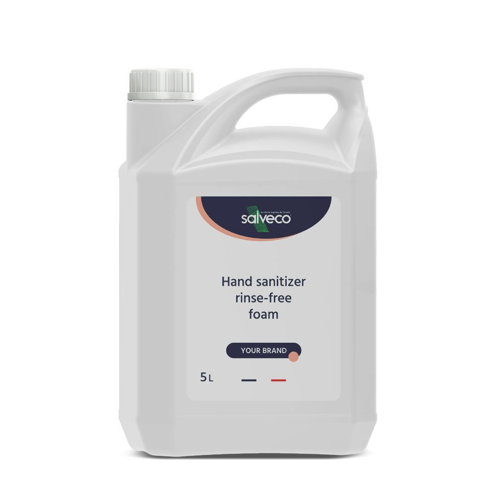 MOUSSE MAINS D&Eacute;SINFECTANTE SANS RIN&Ccedil;AGE 5L