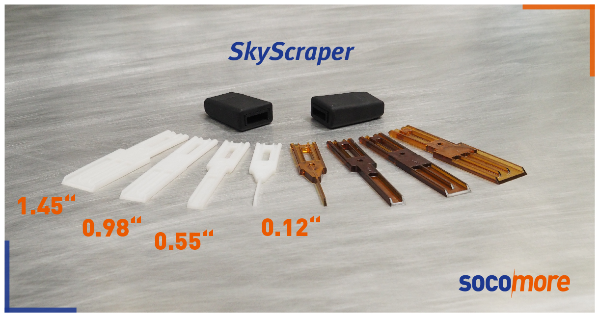 SkyScraper range made of ULTEM or POM