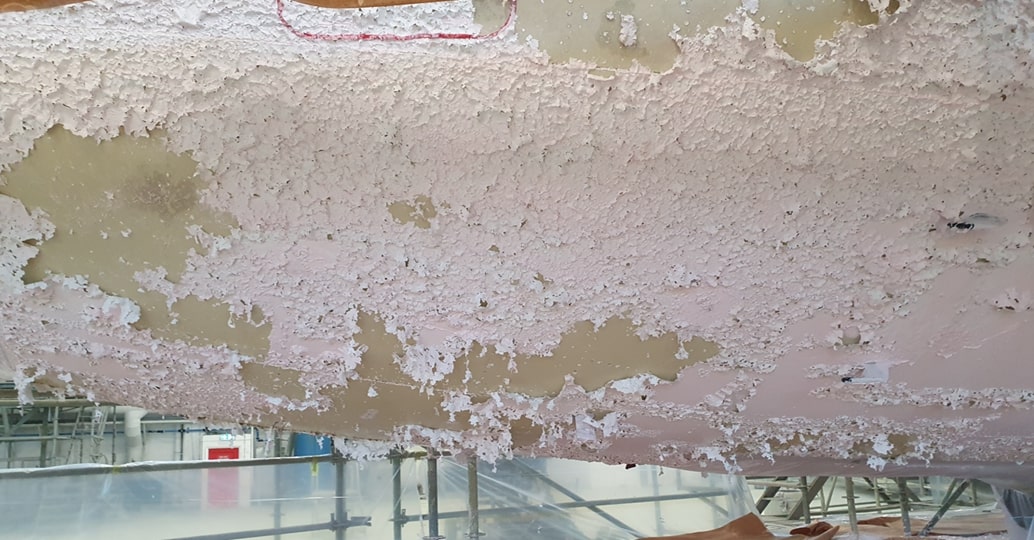 Aircraft paint removed by a paint stripper with long shelf life